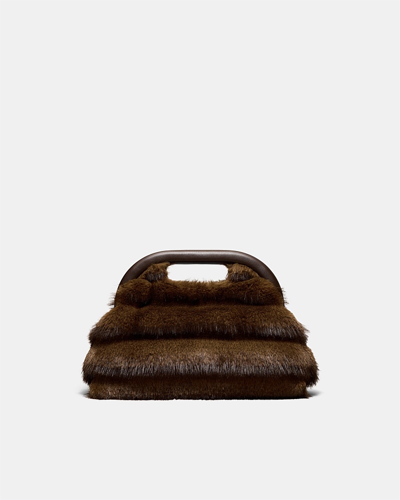 Faux Fur Frame Bag