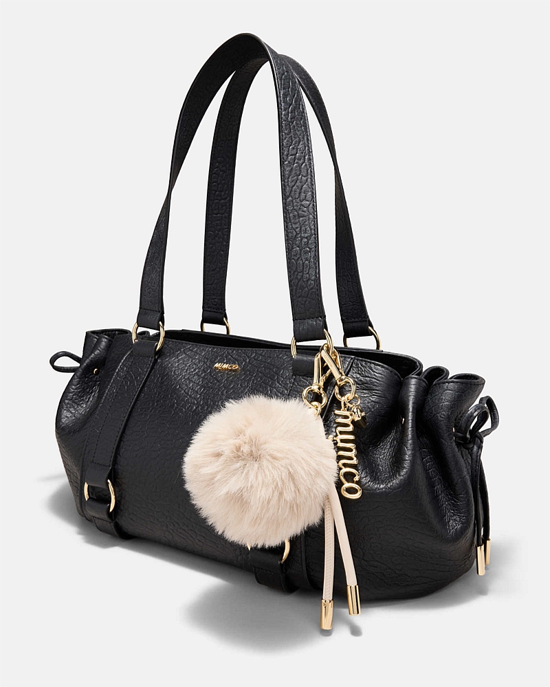 Fluffy Knot Bag Charm