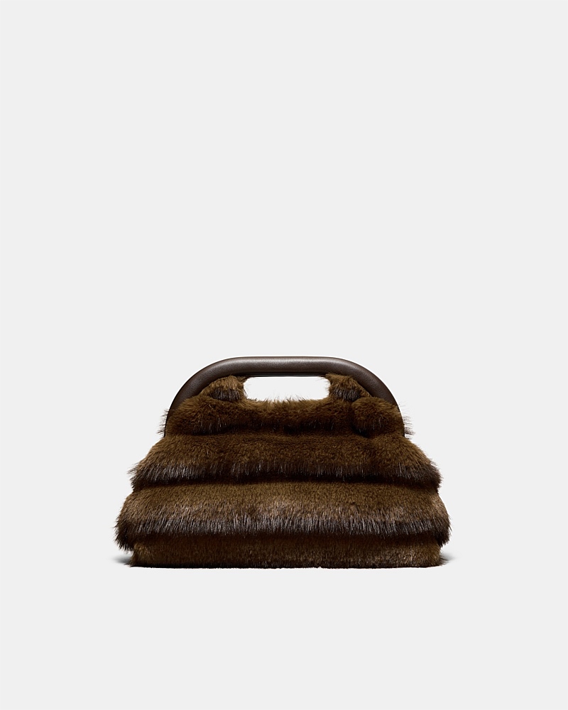 Faux Fur Frame Bag
