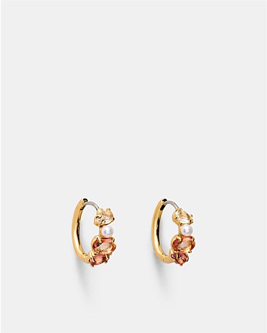 Bejewel Mini Hoop Earrings