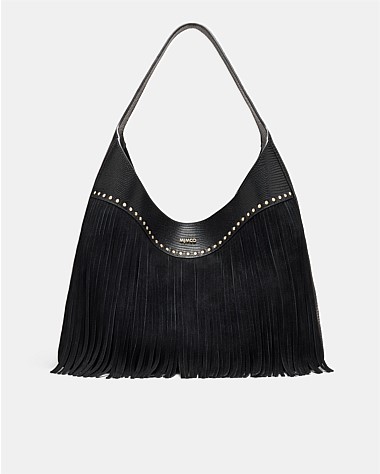 Rebel Fringe Hobo Bag