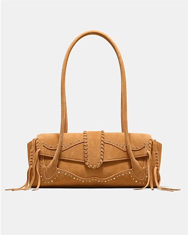Sable Studded Shoulder Bag