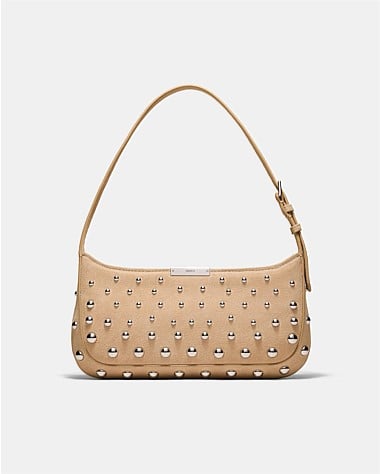 Cove Slim Studded Shoulder Bag