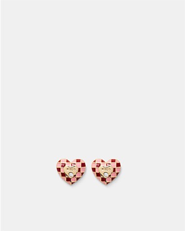 Dylan Heart Stud Earrings