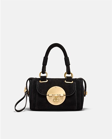 Turnlock Bowler Grab Crossbody Bag
