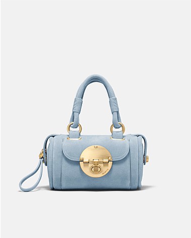 Turnlock Bowler Grab Crossbody Bag